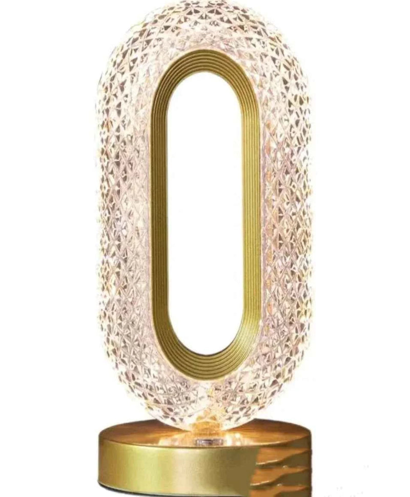 Crystal Glow Touch Lamp – Elegant Home Accent