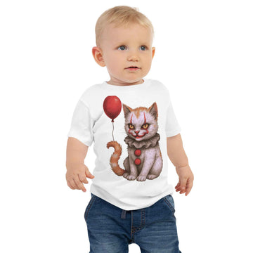 Baby Jersey Short Sleeve Tee | Retro Halloween PNG | Horror Movie & Scary Characters | Halloween 2025 Digital File | Preppy Spooky T-Shirt Design