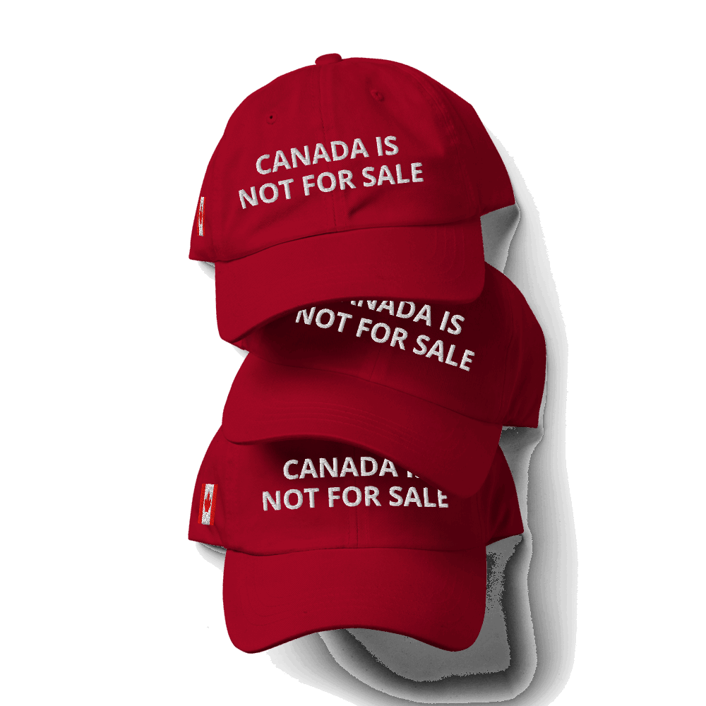 CANADA IS NOT FOR SALE  Hat – Wear Your Pride Everywhere You Go | Embroidered Canadian Flag Adjustable hat | Comfortable Canadian Flag hat !