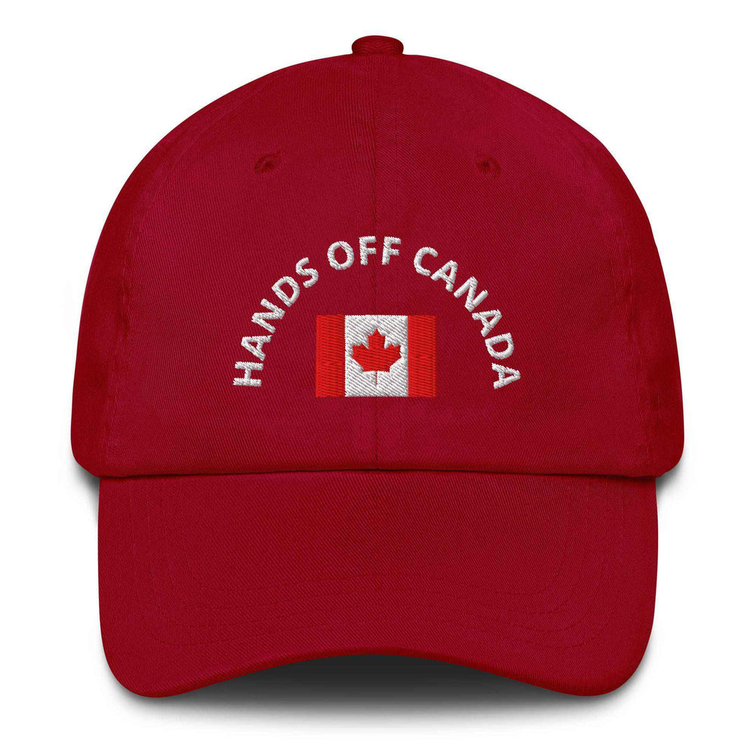 Hands Off Canada Adjustable Baseball Hat – Comfortable & Stylish