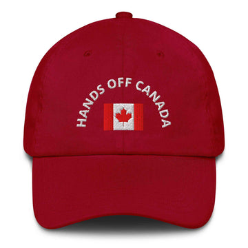 Hands Off Canada Adjustable Baseball Hat – Comfortable & Stylish