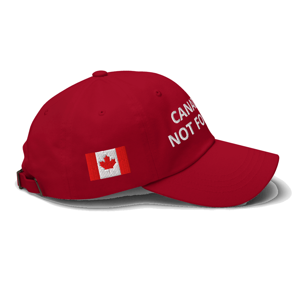CANADA IS NOT FOR SALE  Hat – Wear Your Pride Everywhere You Go | Embroidered Canadian Flag Adjustable hat | Comfortable Canadian Flag hat !