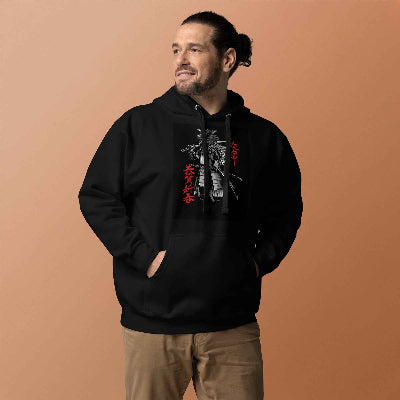 Red Warrior Samurai Japan Hoodie