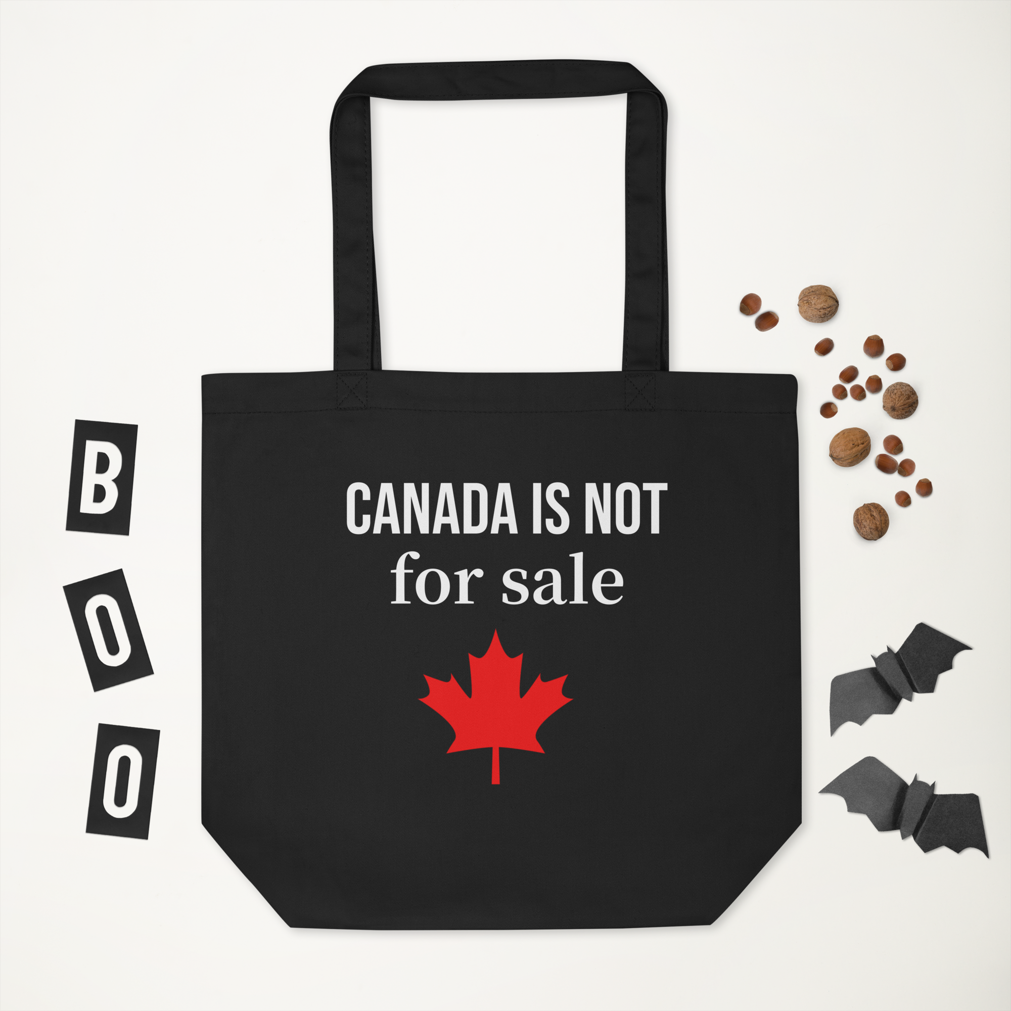 Canada Is Not for Sale bag |Show your Canadian pride |Canada is Not for Sale Organic Cotton Tote Bag, Eco-Friendly Shopping Bag, Spacious Reusable Grocery Bag, 30 lbs Capacity, Stylish & Durable