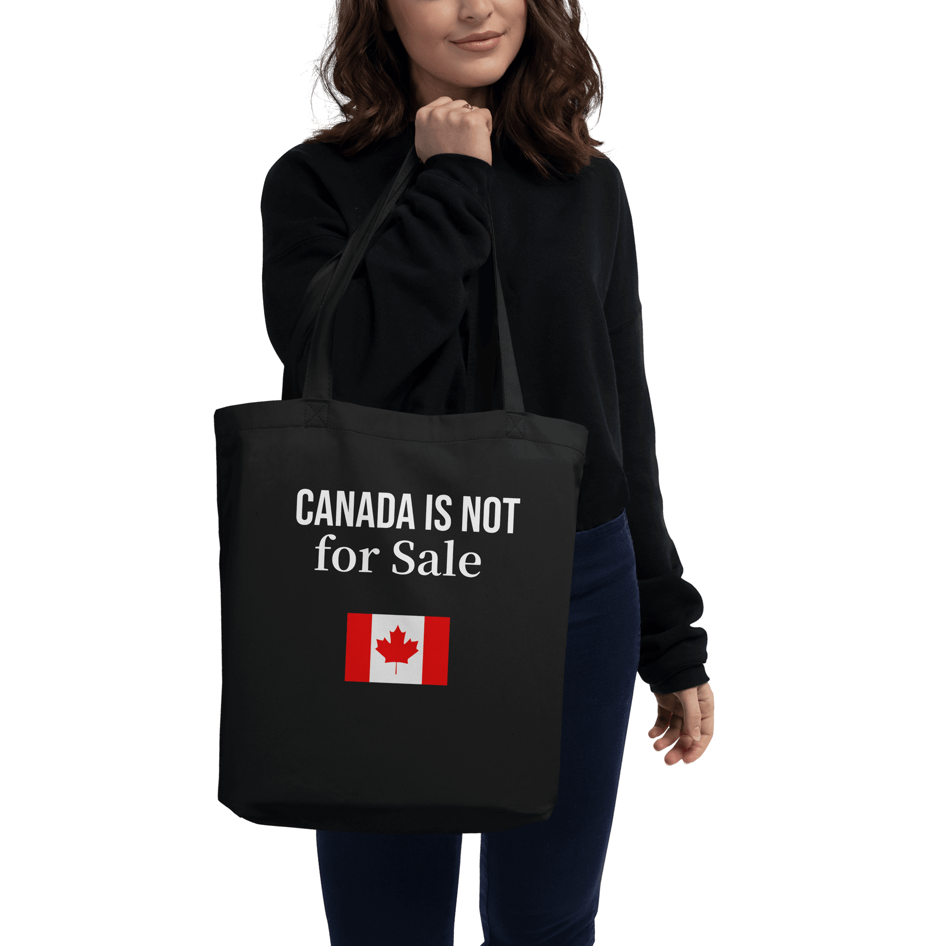 Canada Is Not for Sale bag |Show your Canadian pride |Canada is Not for Sale Organic Cotton Tote Bag, Eco-Friendly Shopping Bag, Spacious Reusable Grocery Bag, 30 lbs Capacity, Stylish & Durable
