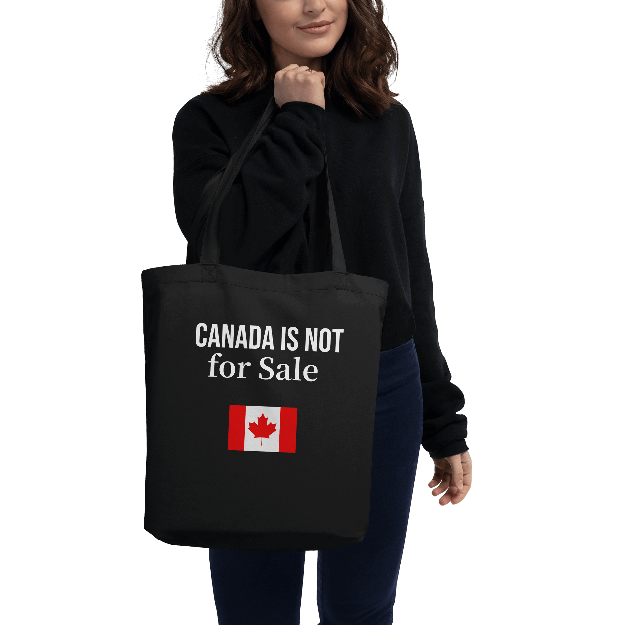 Canada Is Not for Sale bag |Show your Canadian pride |Canada is Not for Sale Organic Cotton Tote Bag, Eco-Friendly Shopping Bag, Spacious Reusable Grocery Bag, 30 lbs Capacity, Stylish & Durable