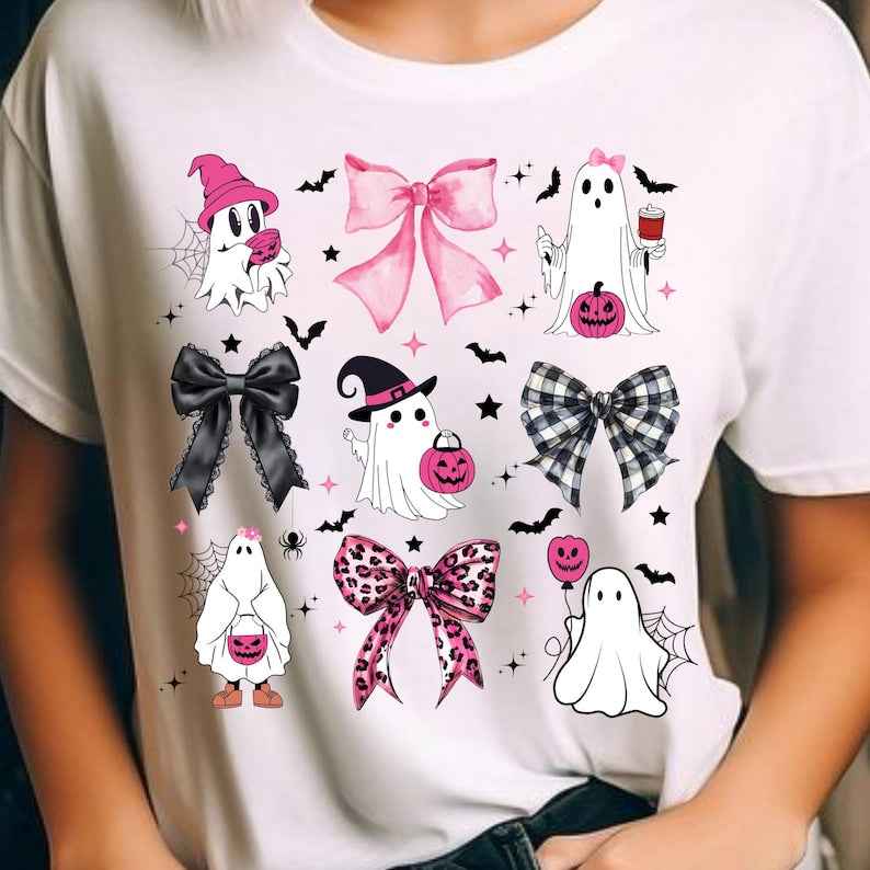 Halloween Mega Bundle  | Retro Halloween Designs | Horror Film Bundle | Fall Spooky Vibes | Trick or Treat Cartoon Clipart | Bubble-Free Stickers