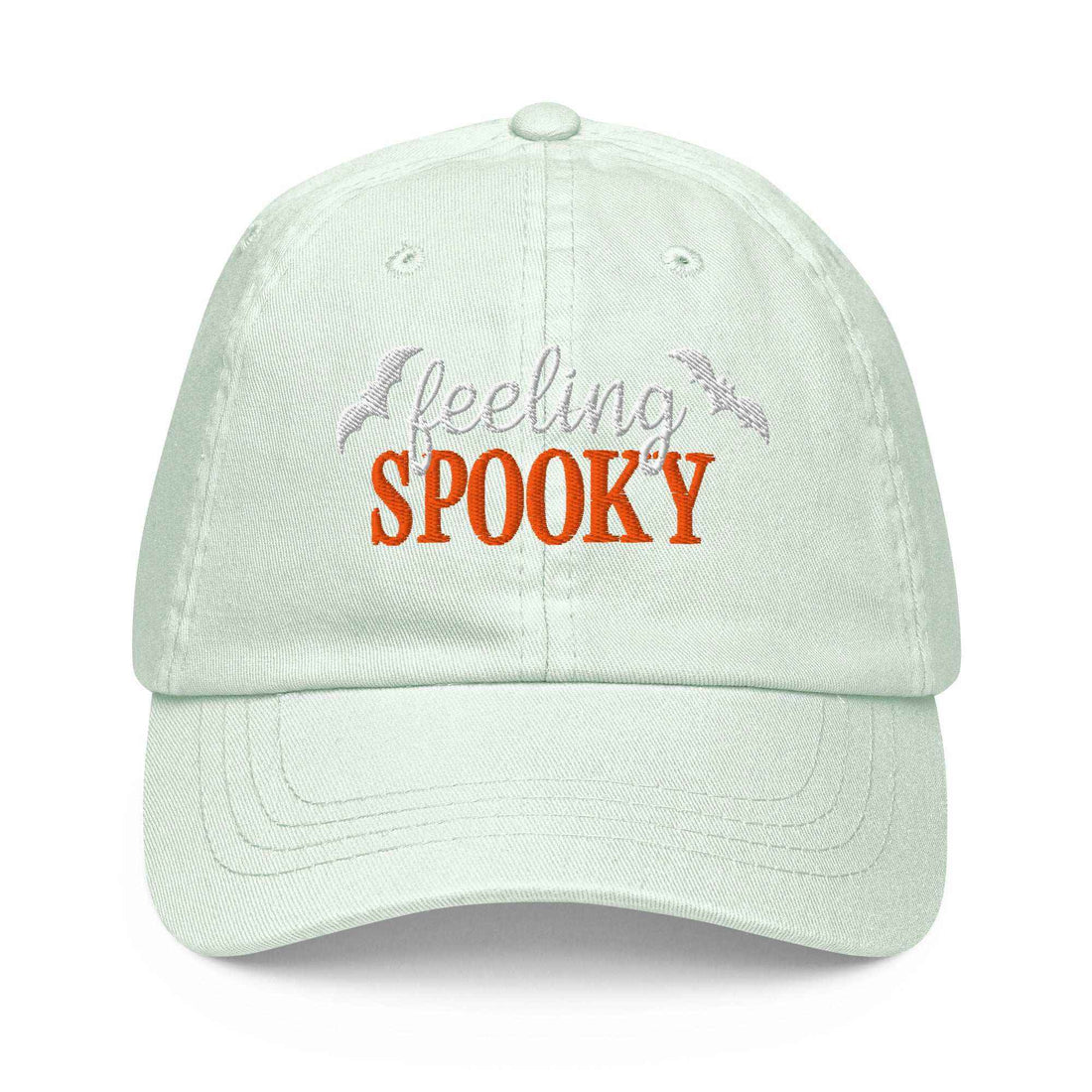 Feeling Spooky Embroidered Baseball Cap | Salem Witch Washed Hat | Spooky Season Fall Cap | Cute Halloween Gift for Party & Everyday Wear