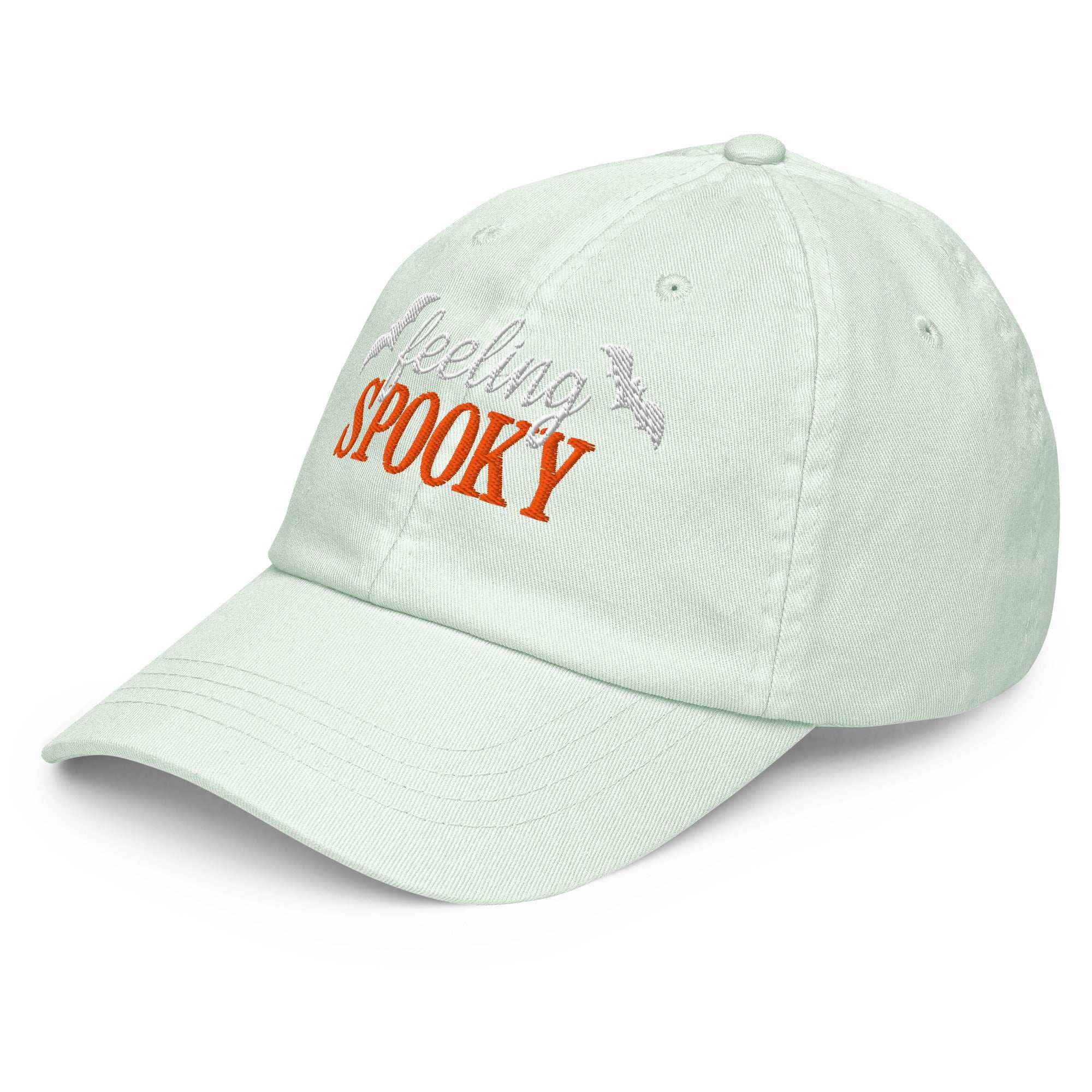 Feeling Spooky Embroidered Baseball Cap | Salem Witch Washed Hat | Spooky Season Fall Cap | Cute Halloween Gift for Party & Everyday Wear