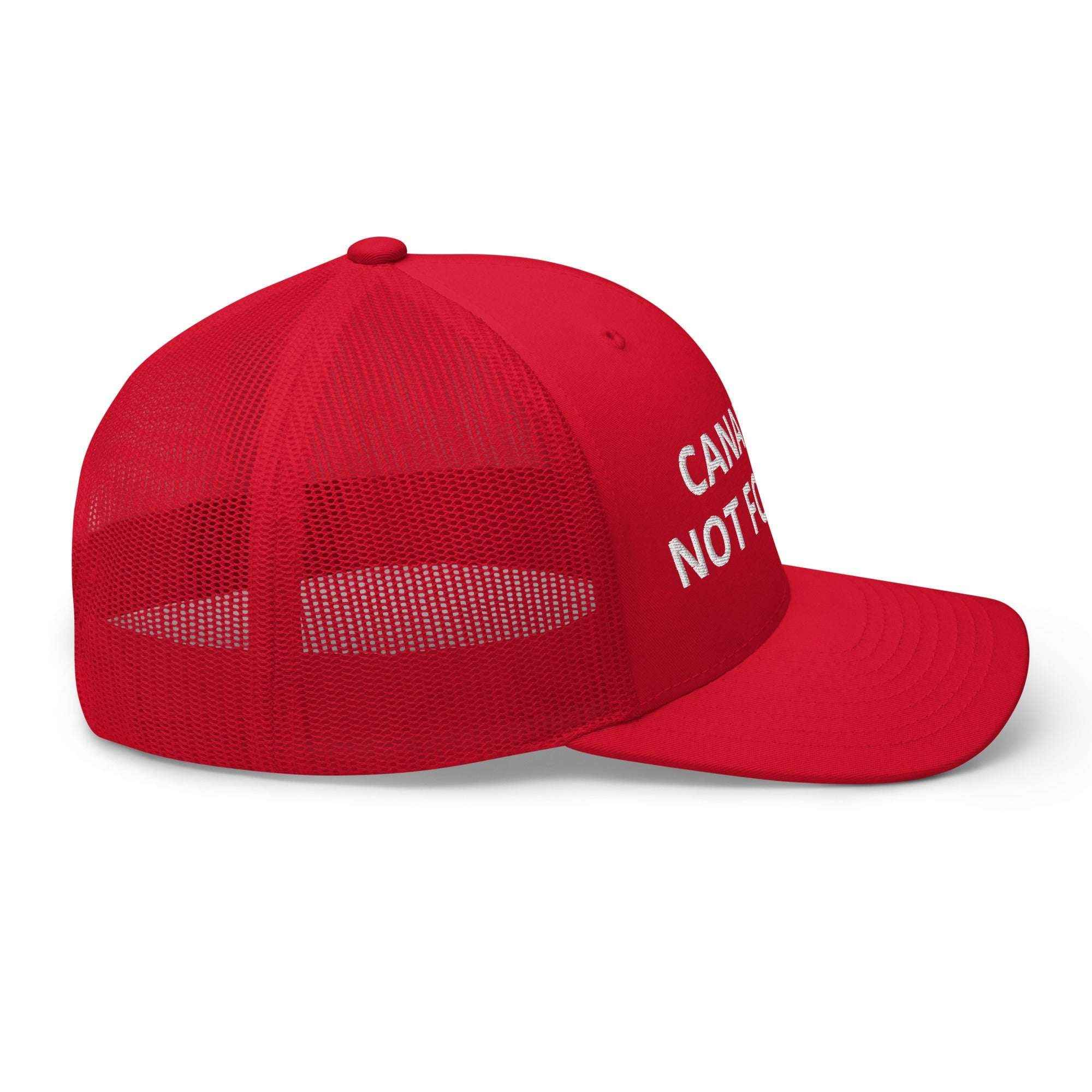 Embroidered Canadian Mesh Back Hat – Canada is Not for Sale Trucker Cap