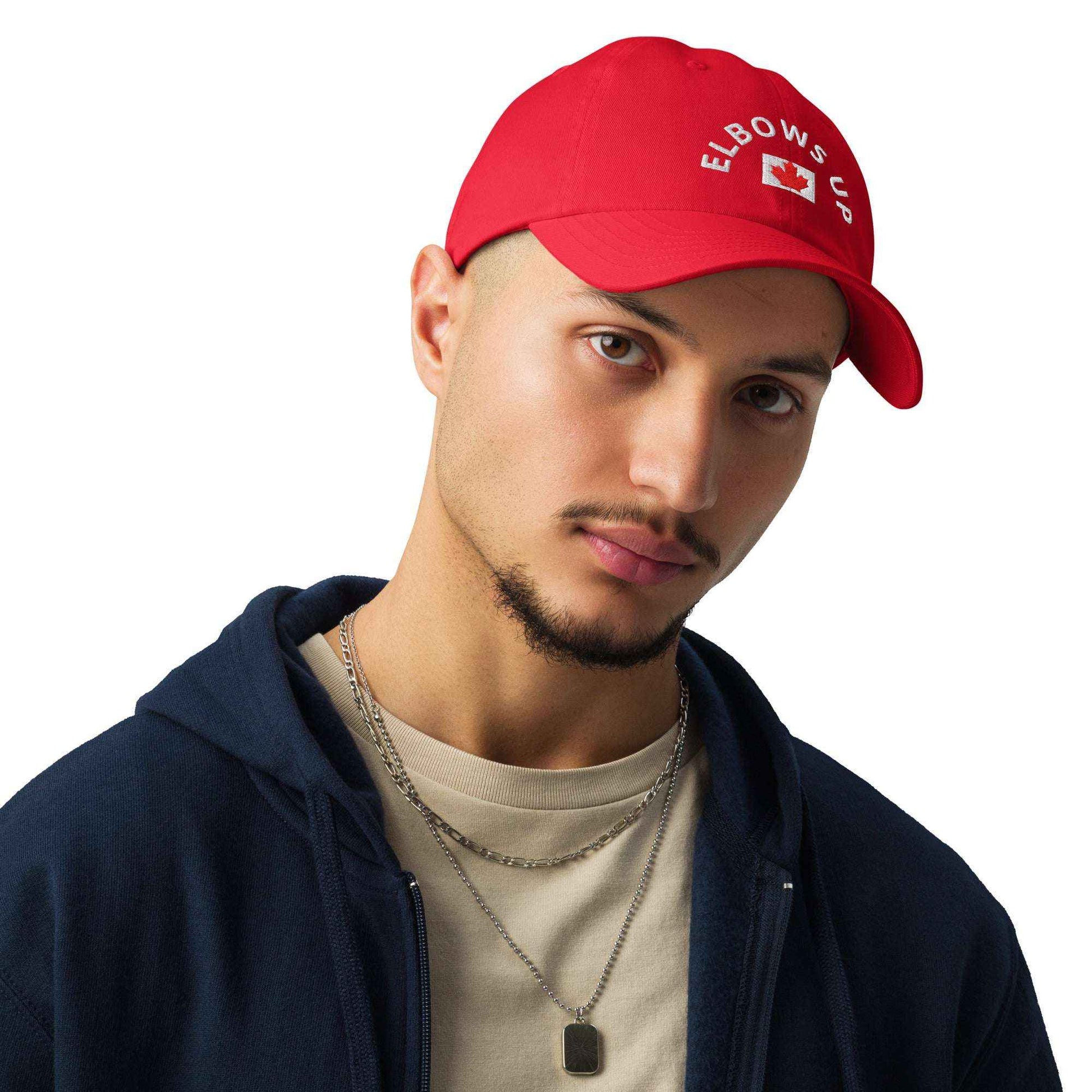 Elbows Up – Canada Hat | Stylish Adjustable Cotton Pride Cap