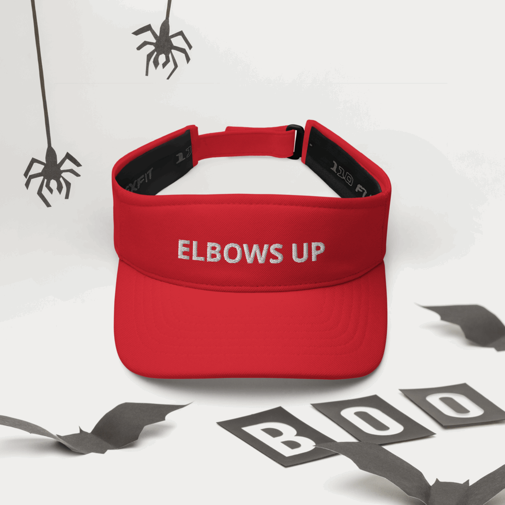 Elbows Up Hat Visor| Pride with style
