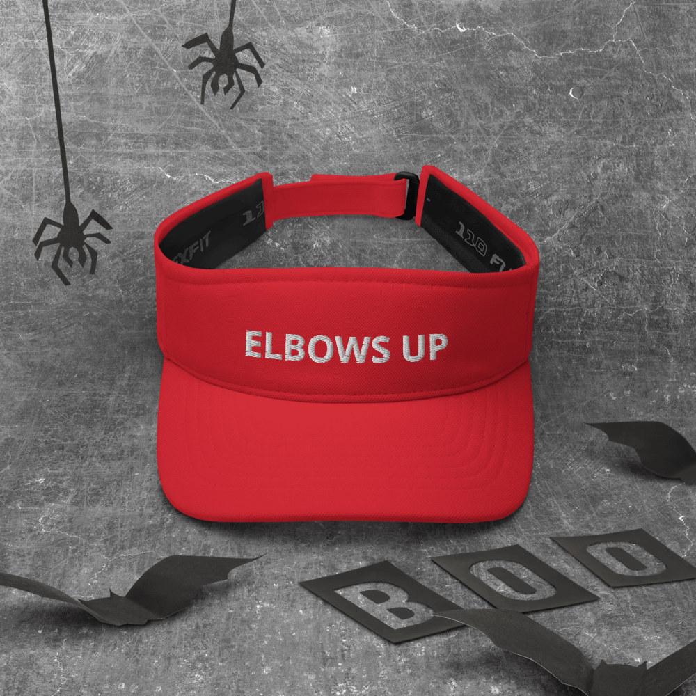 Elbows Up Hat Visor| Pride with style