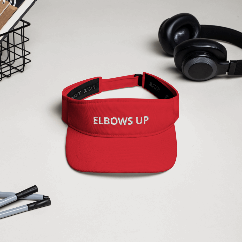 Elbows Up Hat Visor| Pride with style