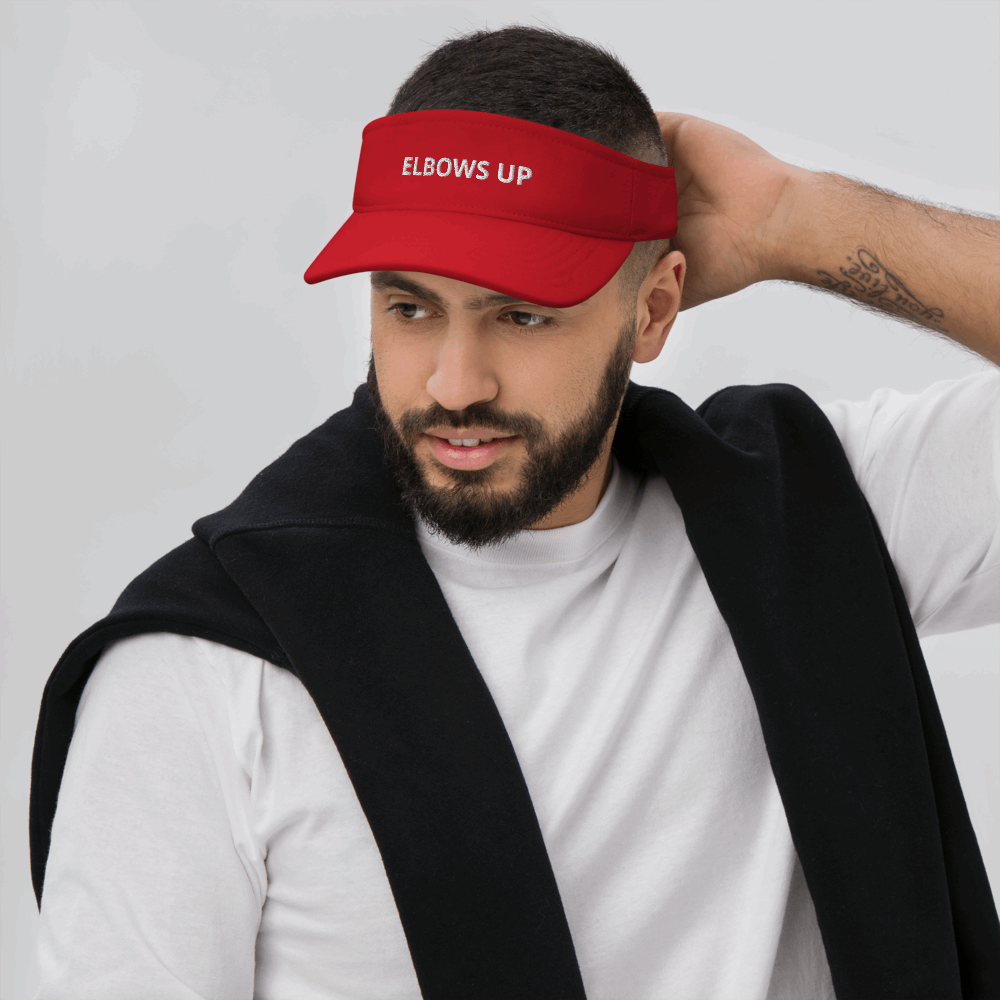 Elbows Up Hat Visor| Pride with style